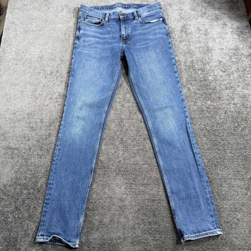 Banana Republic Legacy Slim Fit Jeans Mens 32x34‎ Medium Wash Blue Denim Pants